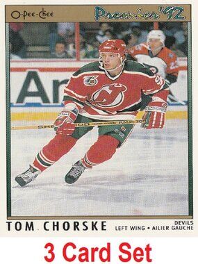 Tom Chorske Hockey Card Collection